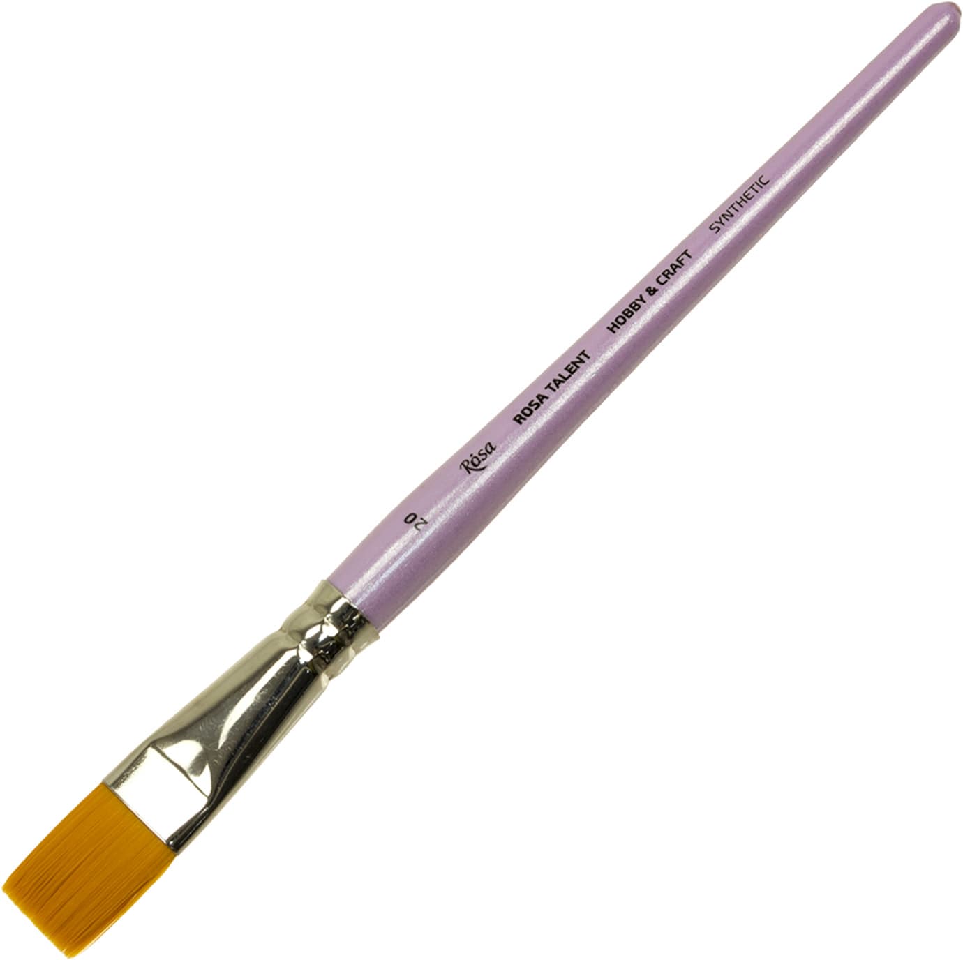 Кисточка художественная Rosa Talent Hobby&Craft синтетика,плоская к.р.8150 (12) 20,