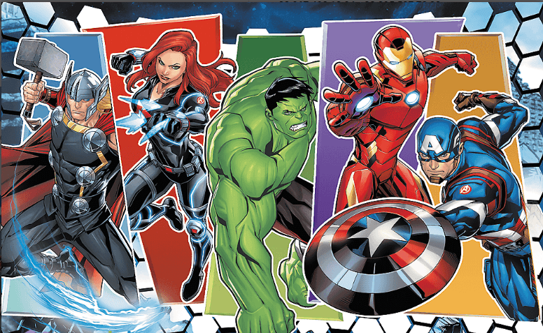 Пазлы Trefl 60 элементов Невозможные мстители. MARVEL