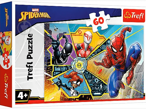 Пазли Trefl 60 елементів Битва у павутині. MARVEL