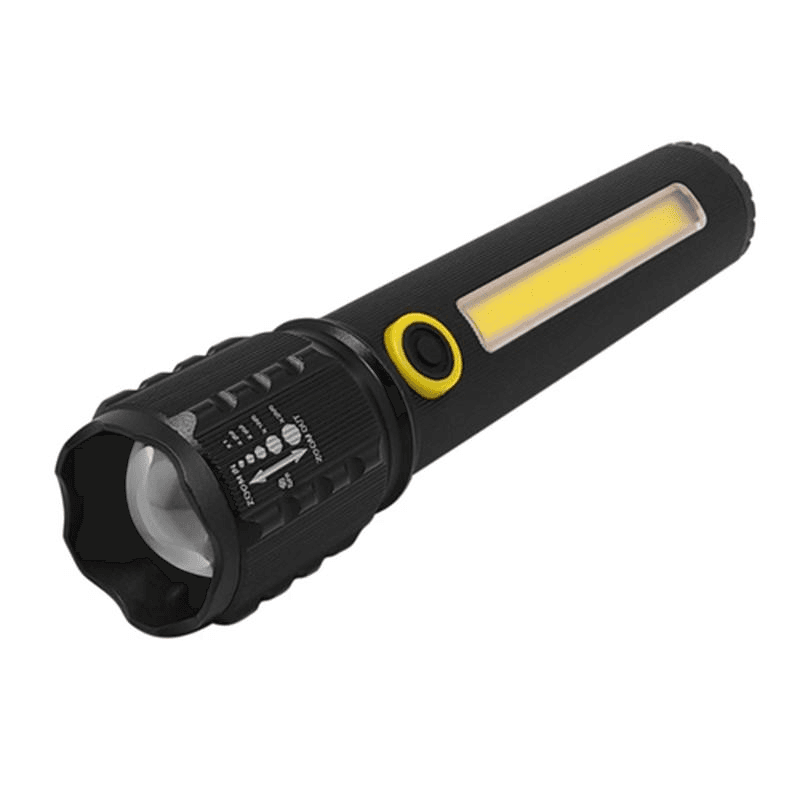 Фонарь аккум. метал. "X-balog" ЗУ USB zoom 3 режима, в боксе №BL-C72-P50+COB/8133(60)