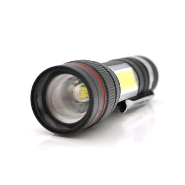 Фонарь акум. метал. "X-balog" ЗУ USB zoom 3 режима №BL-520-T6+COB/6991(60)