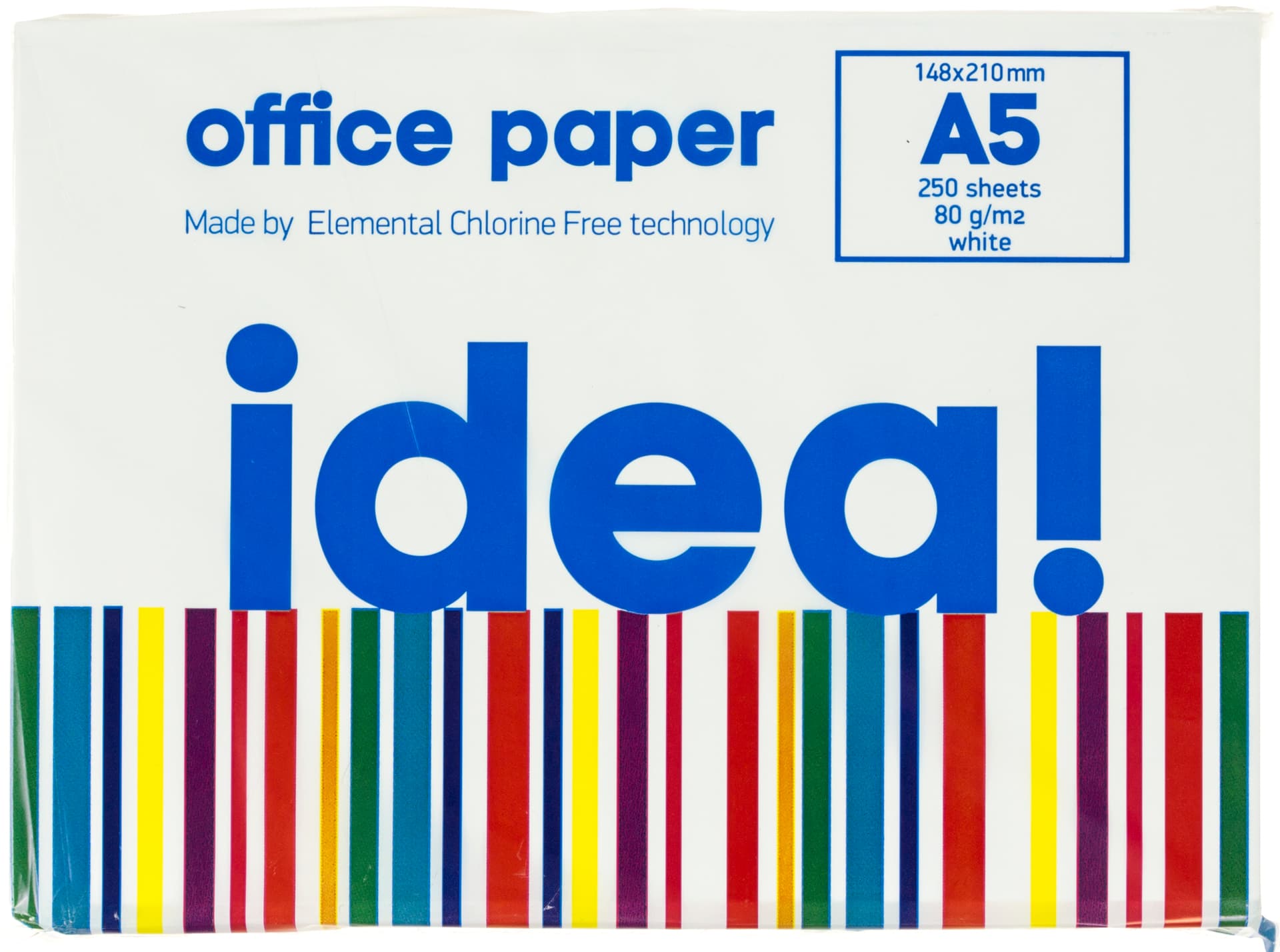  Бумага офисная A5 Idea 80г/м2 С 250 листов (20)