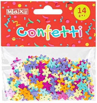 Конфетті для декорування "Maxi" Квіти 14г №MX62629(40)