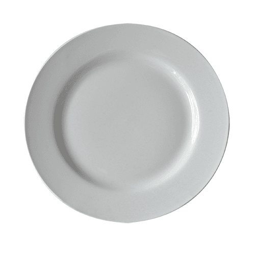 Тарелка обеденная керам. белая 9" 23см №30002-008/S&T/(40)