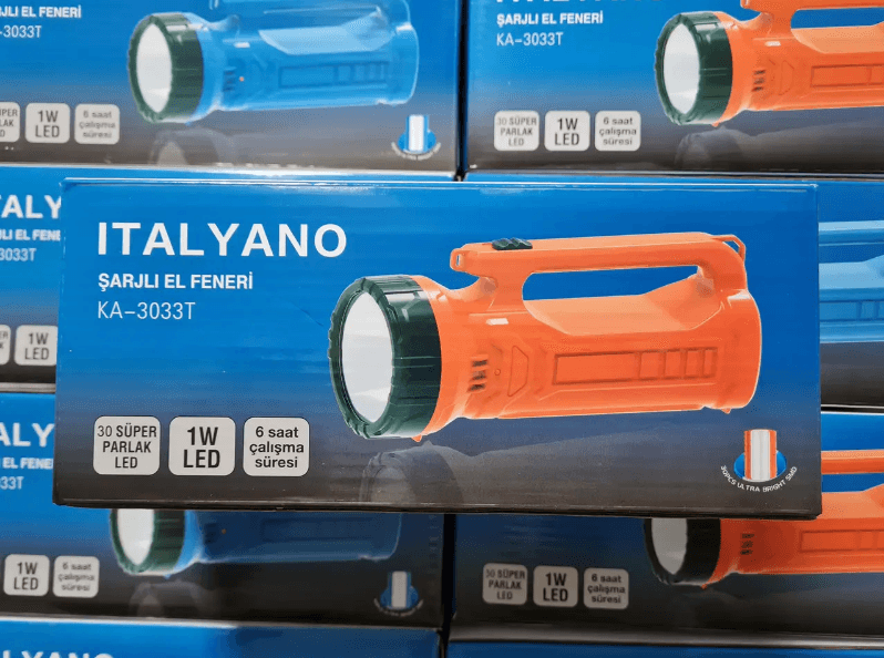Фонарь акум. "Italyano" 1W LED №KA-3033T