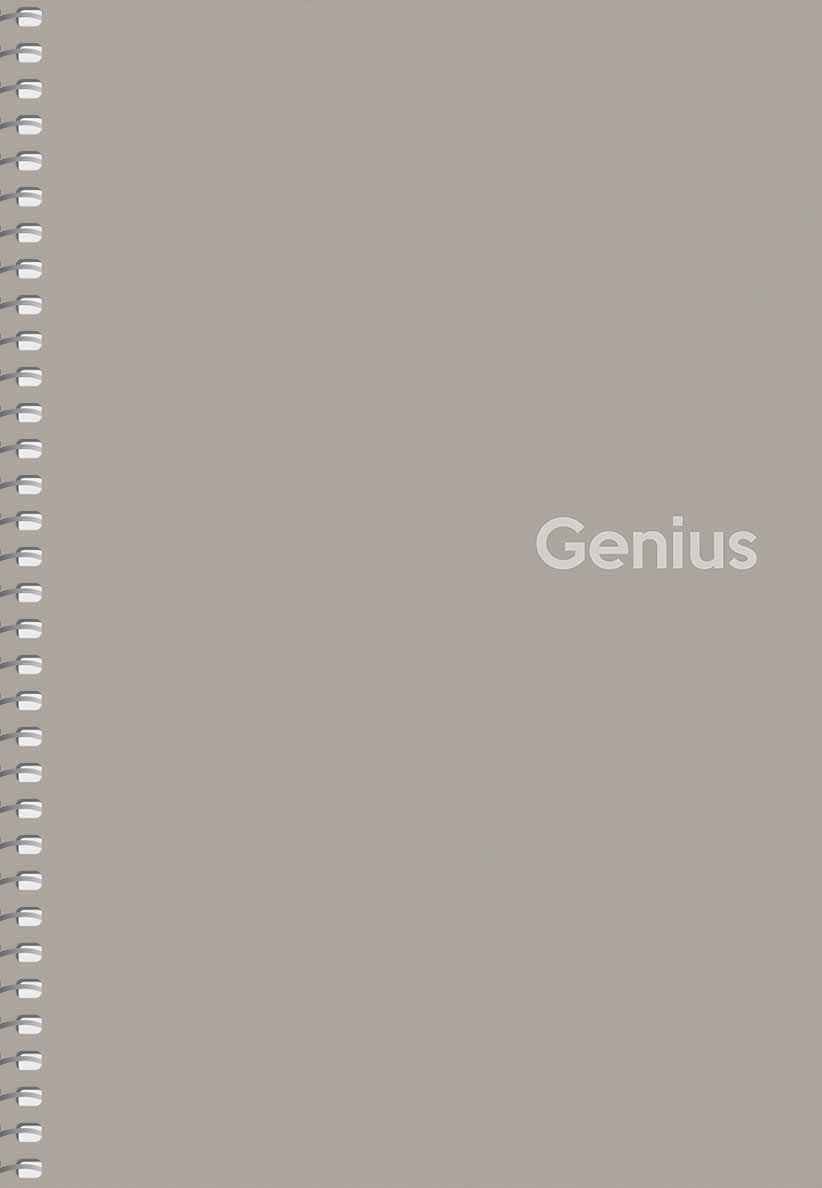 Блокнот на пружині A5 80 аркушів клітинка пластикова обкладинка Genius Школярик (4) (80) №A5-080-6806K
