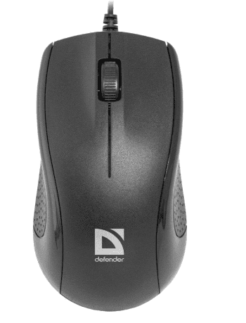 Мишка Defender Optimum MB-160 3 кнопки 1000dpi USB black №52160  
