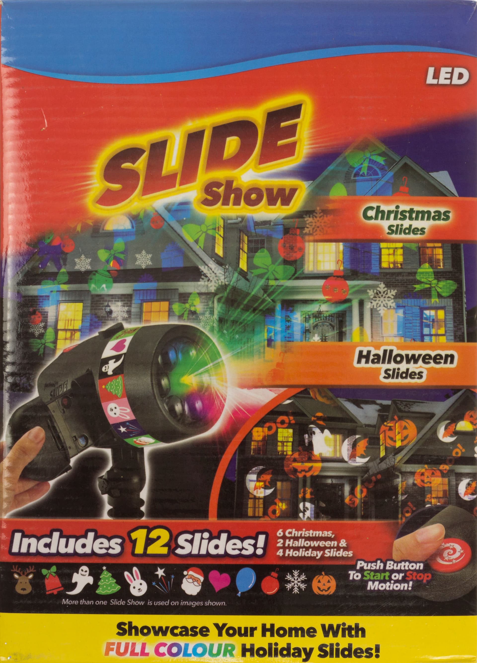 Проектор вуличний Star Shower Slide Show 12 слайдів 1467