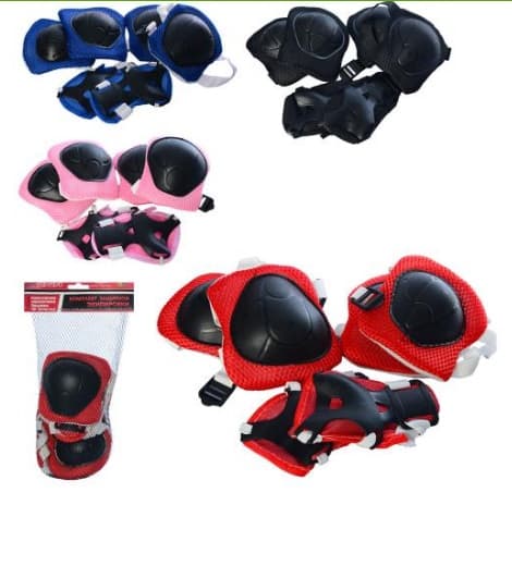 Защита для колен, локтей, запястья, 4 цвета, в сетке, 16,5 х29х6см (120) MS-0336-2