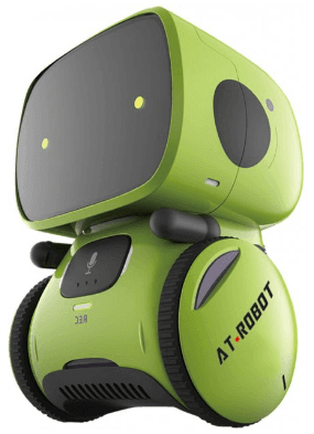  Робот интерактивный AT-Robot с голосовым управлением, зеленый КиддиСвит №AT001-02-RUS
