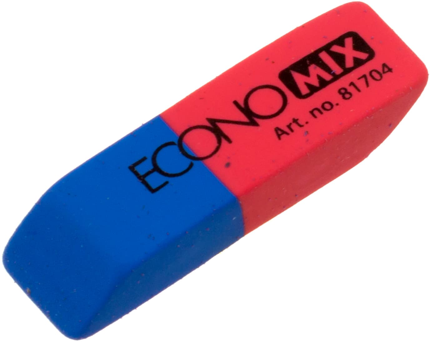Гумка для олівця та чорнил Economix червоно-синій (24) O81704