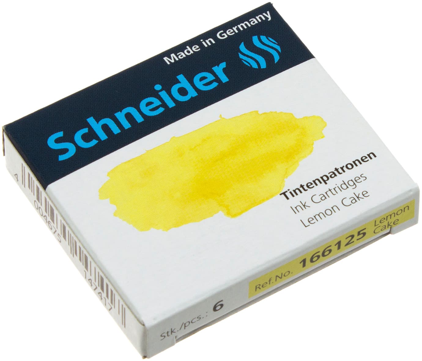 Набір капсул чорнильних Schneider 6 шт лимон (10) S166125