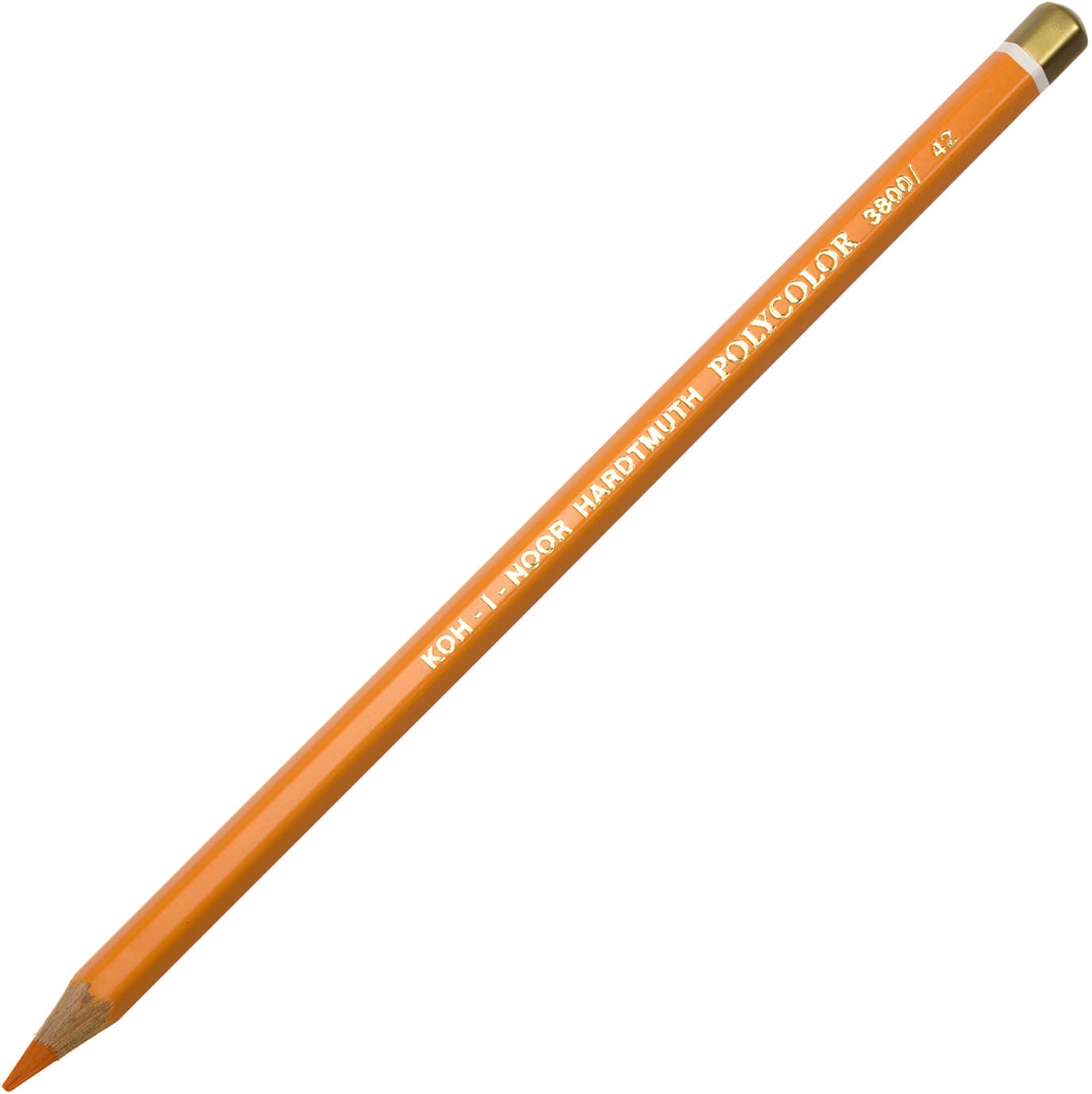 Олівець кольоровий Koh-i-noor Polycolor художній chromium orange / хромовий оранжевий (12) 3800 / 42
