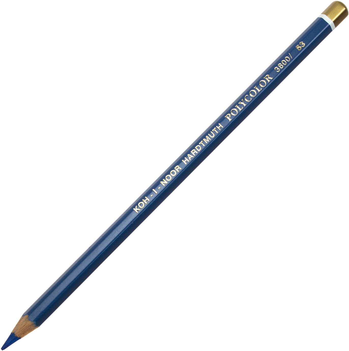 Олівець кольоровий Koh-i-noor Polycolor художній phthalo blue / фталоціановий синій (12) 3800 / 53