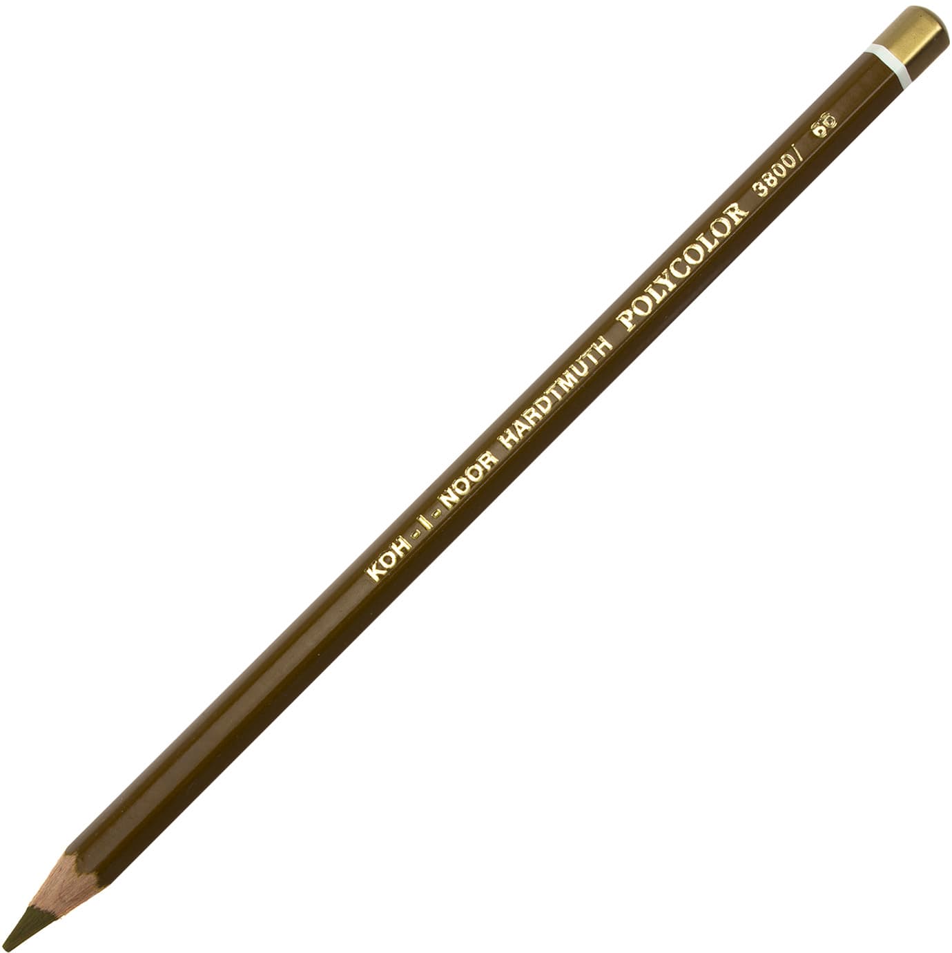 Олівець кольоровий Koh-i-noor Polycolor художній raw umber / умбра (12) 3800 / 66