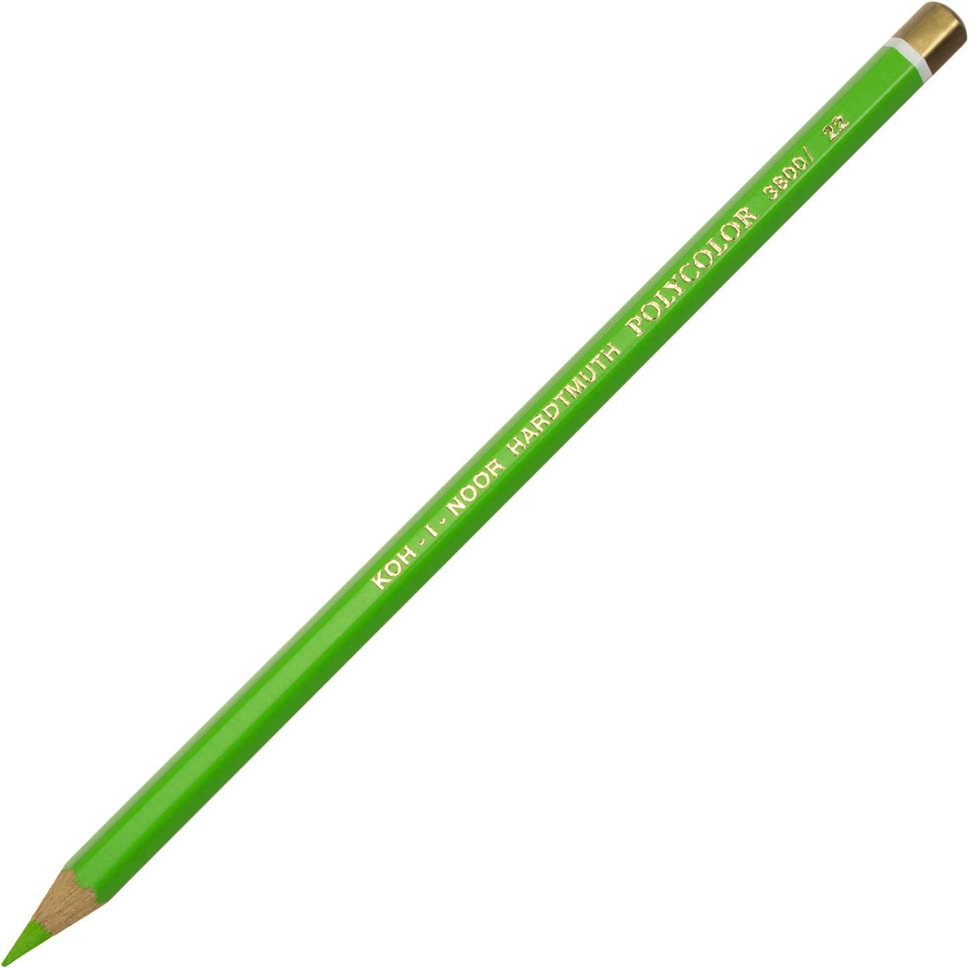 Олівець кольоровий Koh-i-noor Polycolor художній yellowish green/жовто-зелений (12) 3800/22