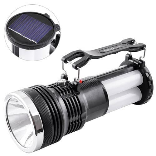  Фонарь на аккумуляторе Luxury 2W 28LED, солнечная панель, 3 режима №YJ-2881T