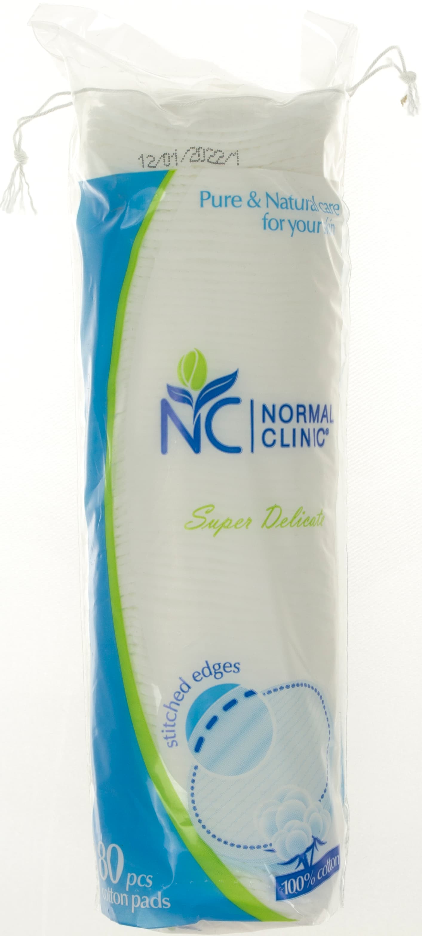  Ватные диски Normal clinic 80 шт №VDN012/3472