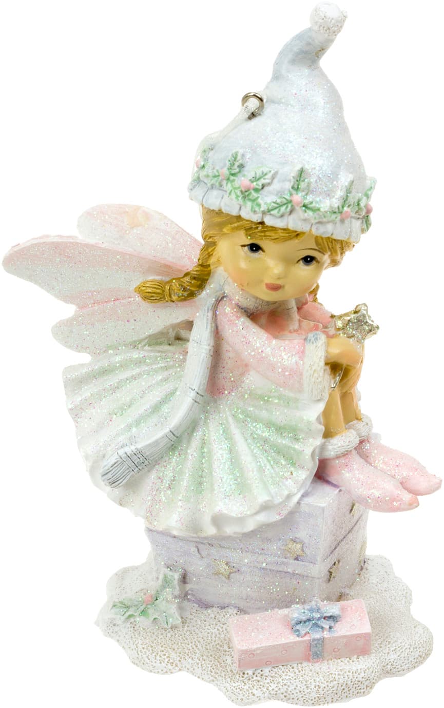 Підвіска декоративна Baby Fairy 14 см, рожево-м'ятна (4) (48) №707-534