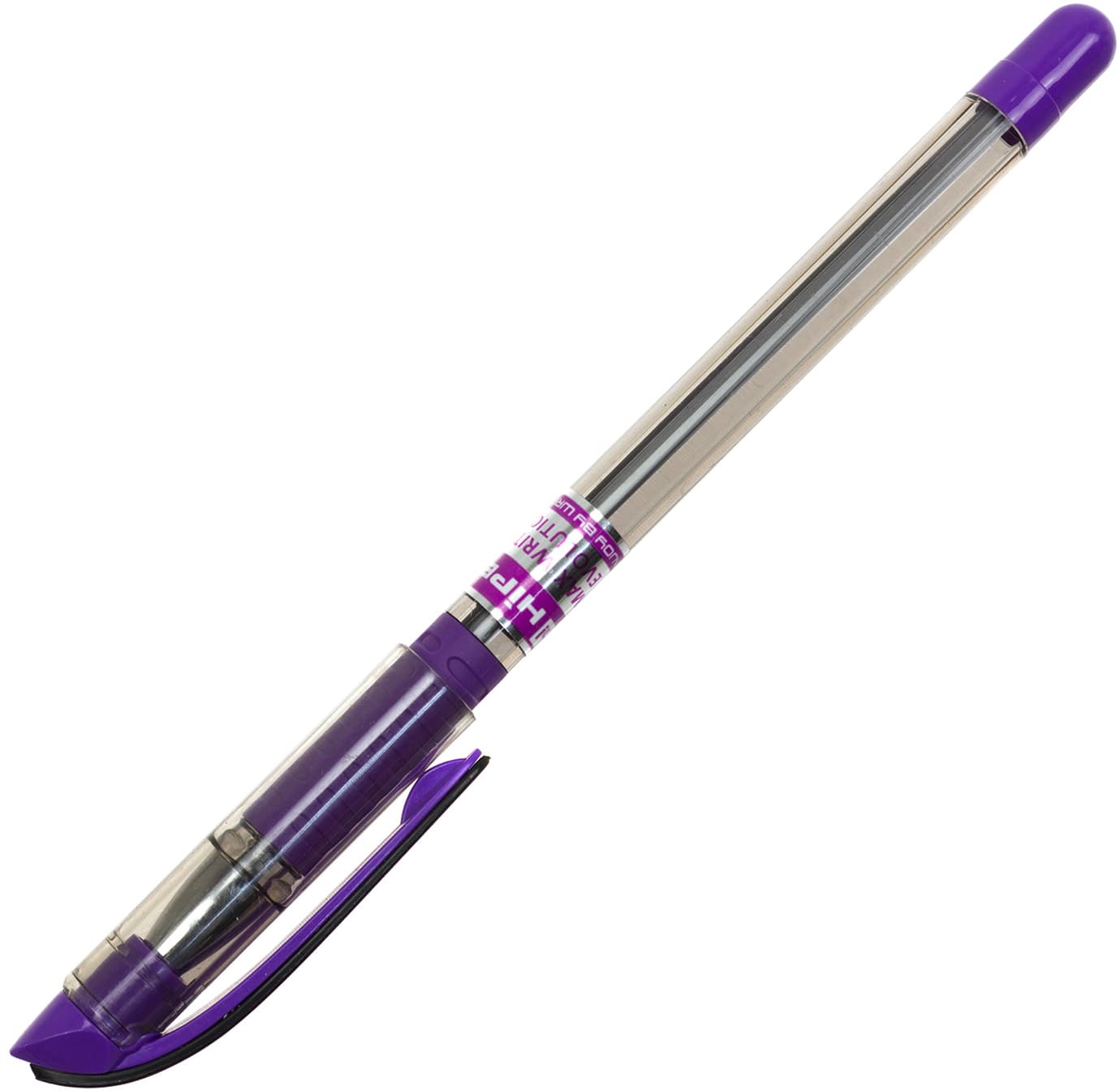 Ручка масляная шариковая Hiper Max Writer Evolution 2500 м 0,7 мм фиолетовая (10) (250) №HO-335-ES