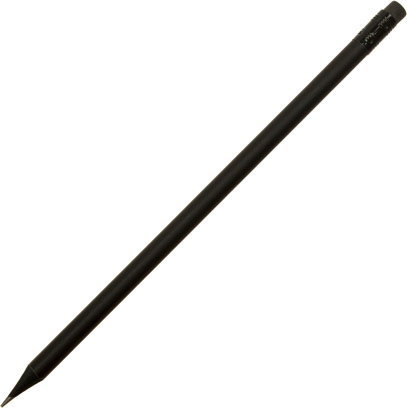 Олівець графітний Optima All Black HB з гумкою (10) (100) O15540