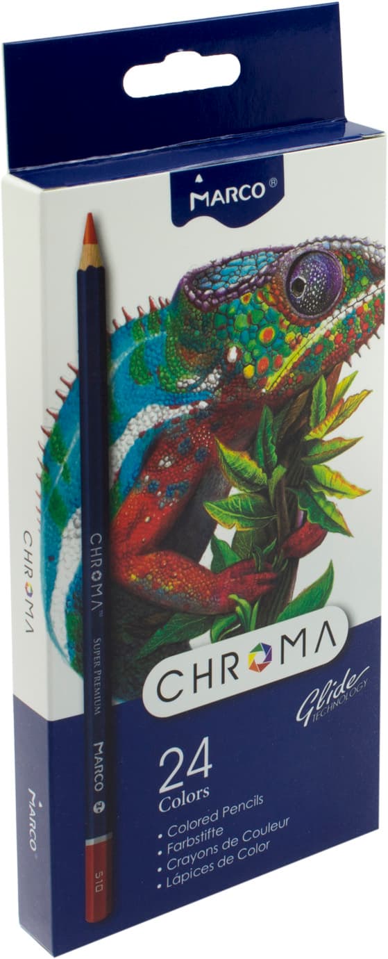 Олівці кольорові 24 кольори Marco Chroma (6) (72) 8010-24CB/1350
