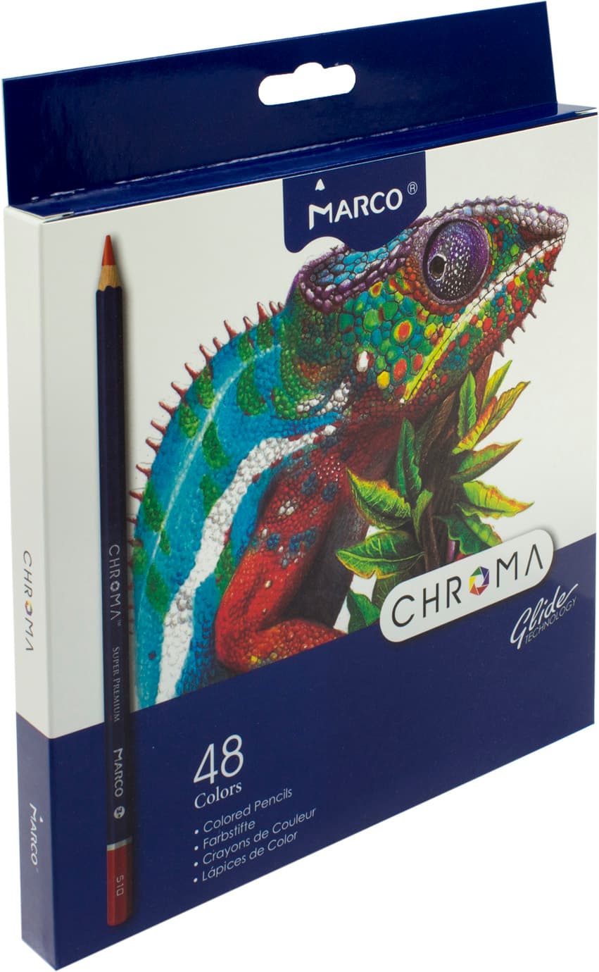 Олівці кольорові 48 кольорів Marco Chroma (3) (30) 8010-48СВ/1398