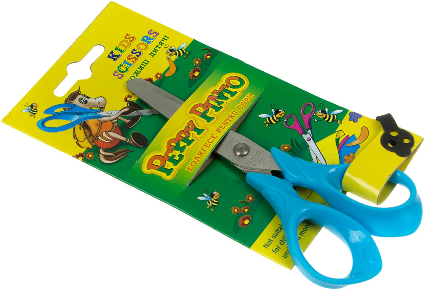 Ножиці дитячі SF Peppy Pinto 13,5 см (12) (360) 1007B/Y510007-5
