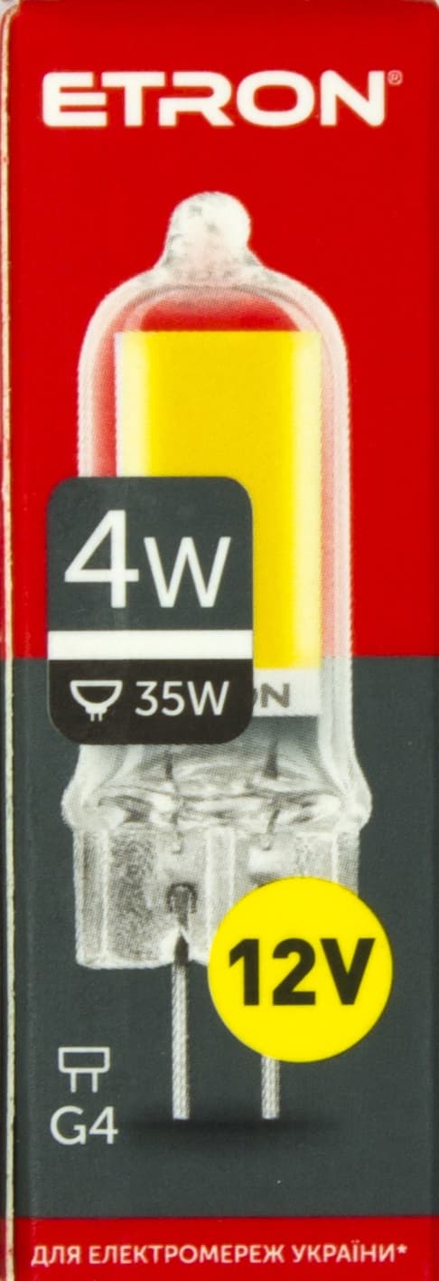 Лампа Etron Light Power скло LED 1-ELP-078 G4 4Вт 4200K 12V (10)