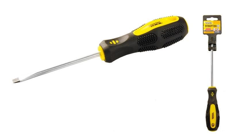  Отвертка Master Tool шлицевая SL6х100мм №48-5610