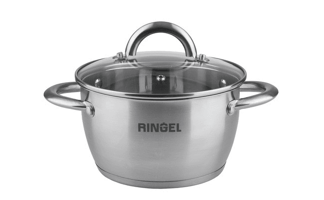 Кастрюля нержавеющая Ringel Bonn 18 см 2,6 л с крышкой (6) №RG-2003-18