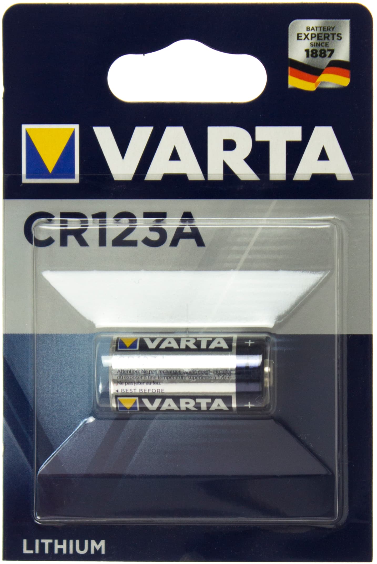 Батарейка Varta Алкалайн СR123/1bl photo 3V (10)