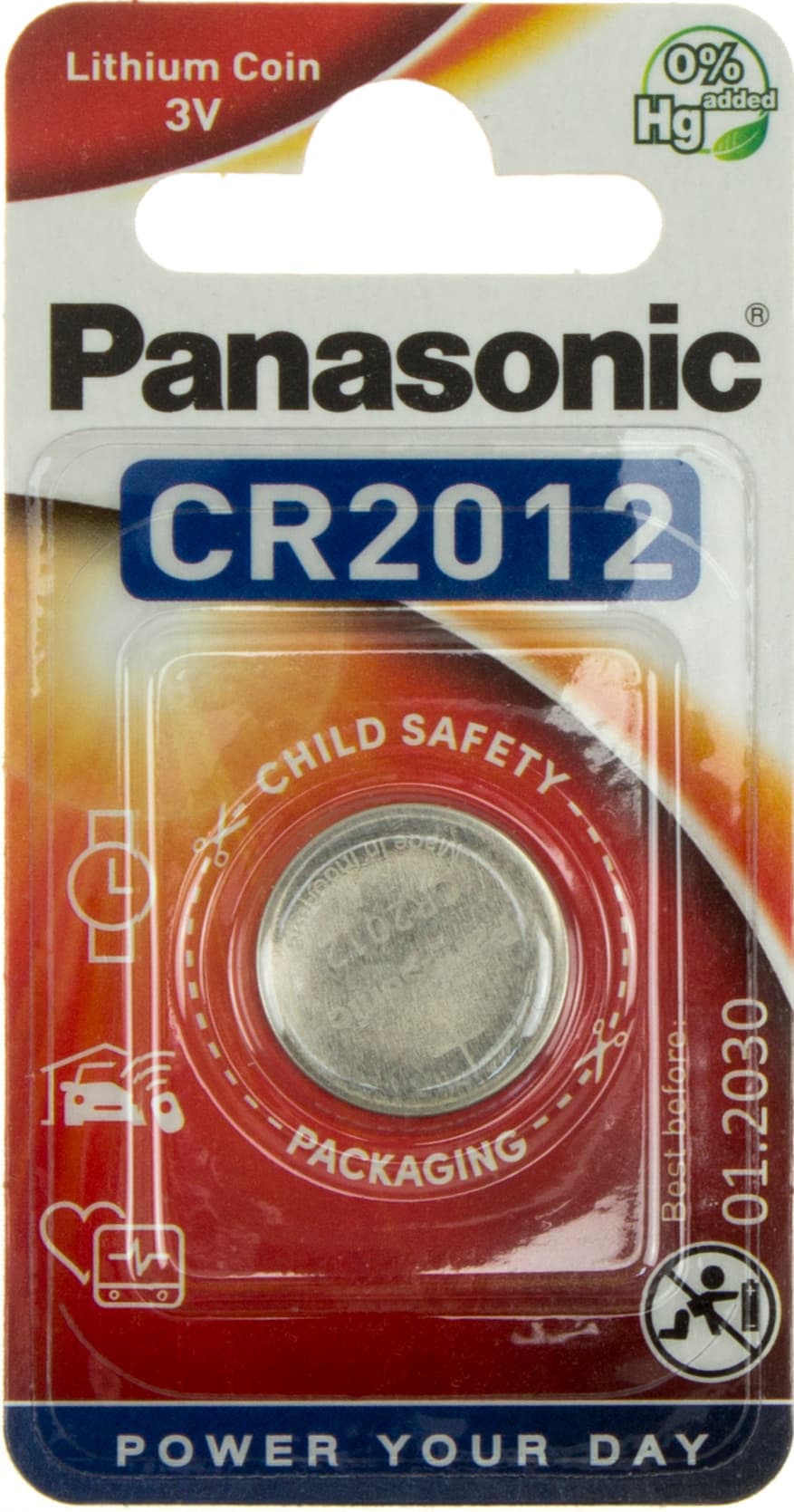 Батарейка Panasonic CR-2012/1bl 3V lithium