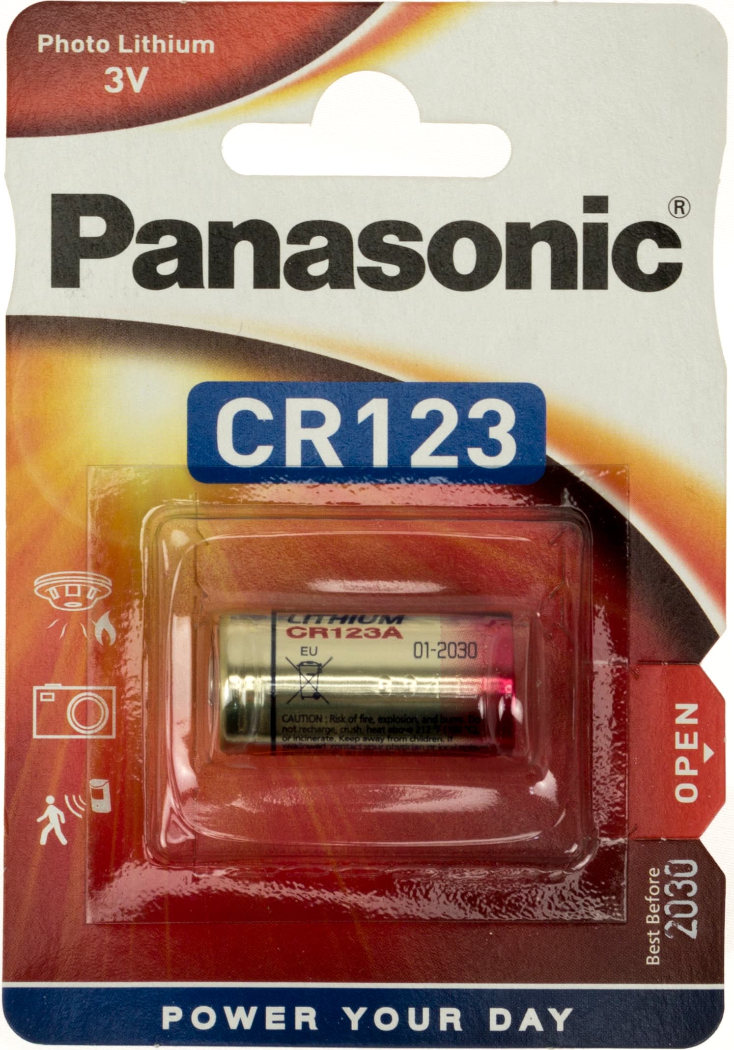 Батарейка Panasonic CR-123 / 1bl