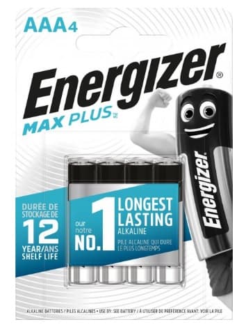 Батарейки Energizer MaxPlus LR-06 / блистер 4 шт (12)