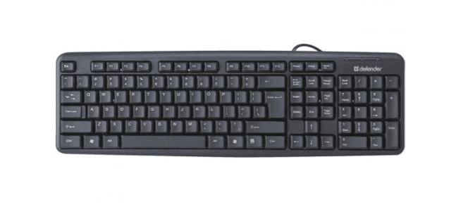 Клавиатура Defender Element HB-520 USB RUS black 45529