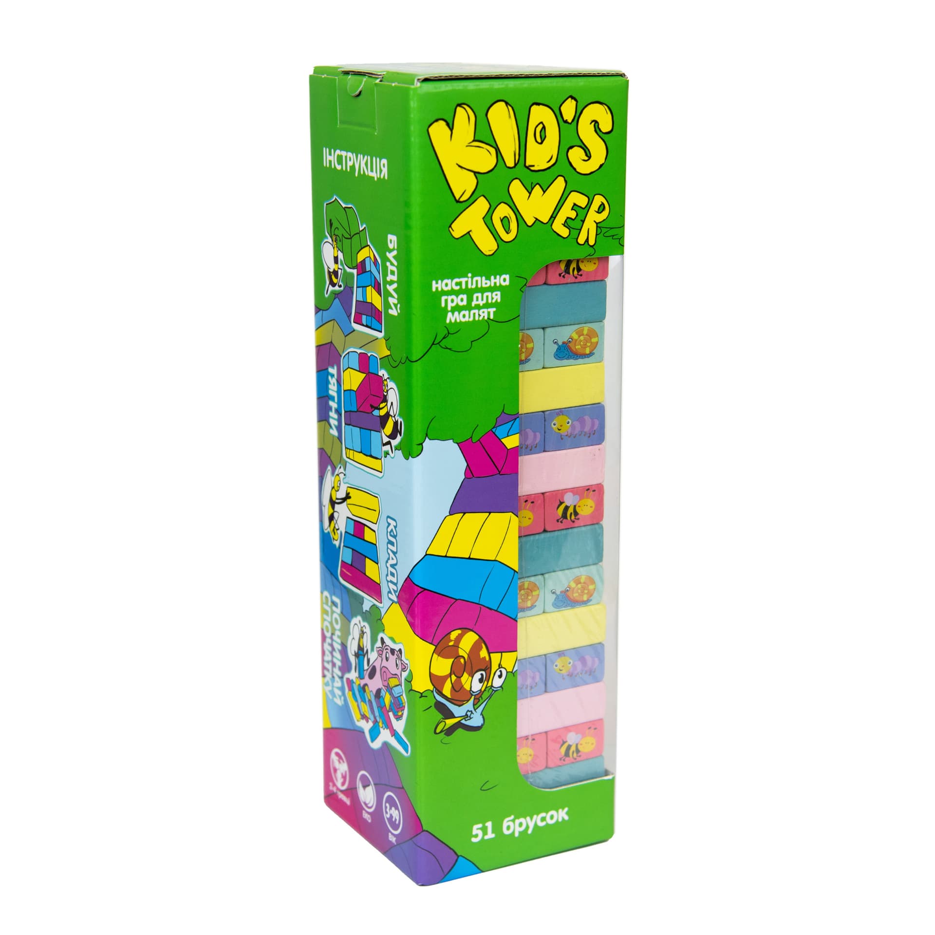 Игра Kid's Tower Strateg в коробке 28х8,2х8,2см 30863