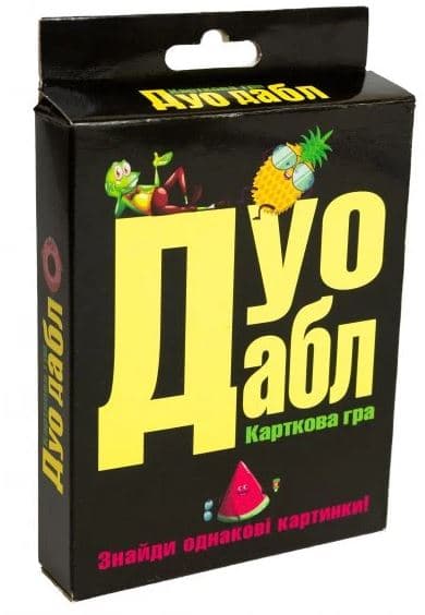 Игра настольная Дуо Дабл в коробке 9,1х11,5х2,2 см Strateg №30218