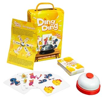 Игра настольная Ding ding в коробке 12х18,7х4,8 см Strateg №30324