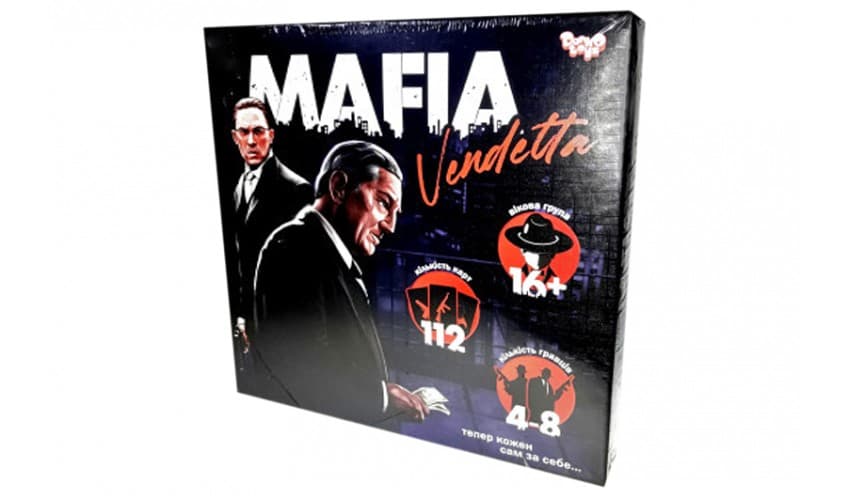 Гра Mafia. Vendetta DankoToys українською (10) MAF-01-01U 