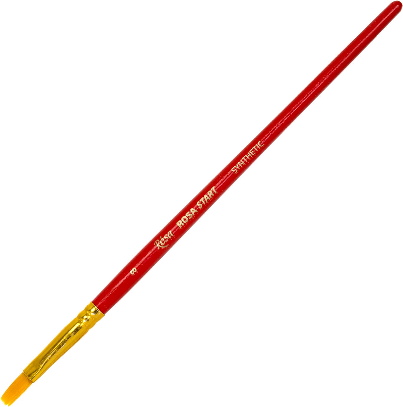 Кисточка художественная Rosa Start синтетика, плоская 8 к.р. 18750208