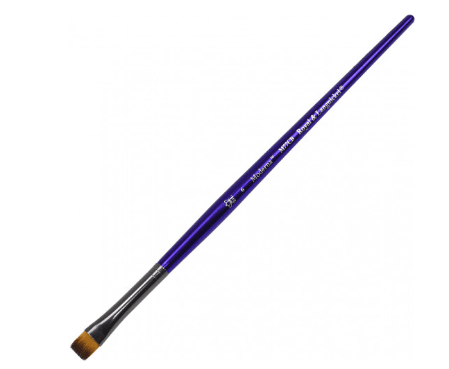 Кисточка Royal&Langnickel 6 синтетика/плоская арт. M77CB-6