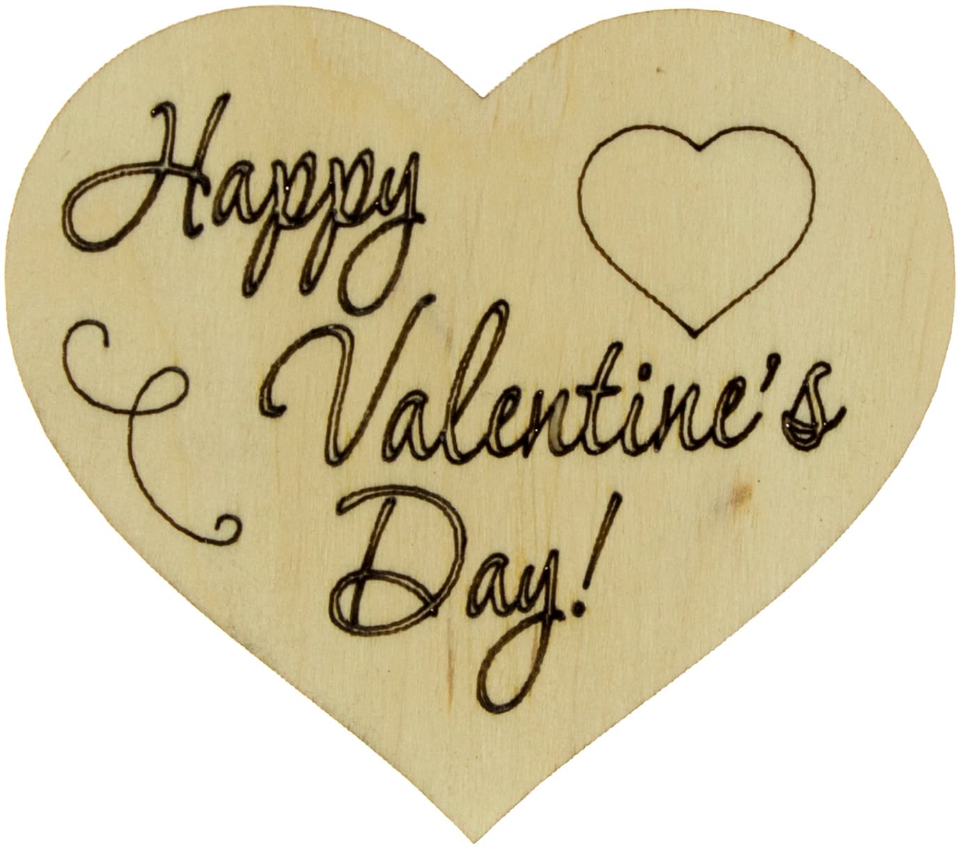 Сердце Happy Valentine'S Day! 6х8 см фанера (5)