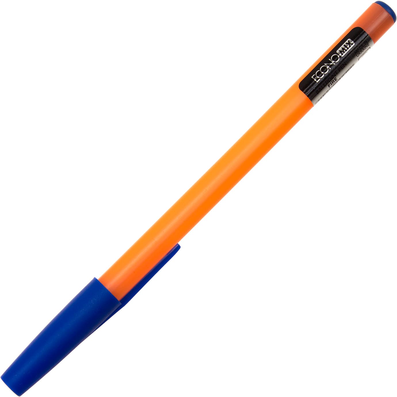 Ручка масляна кулькова Economix Fire 0,7 мм синя (50) E10252