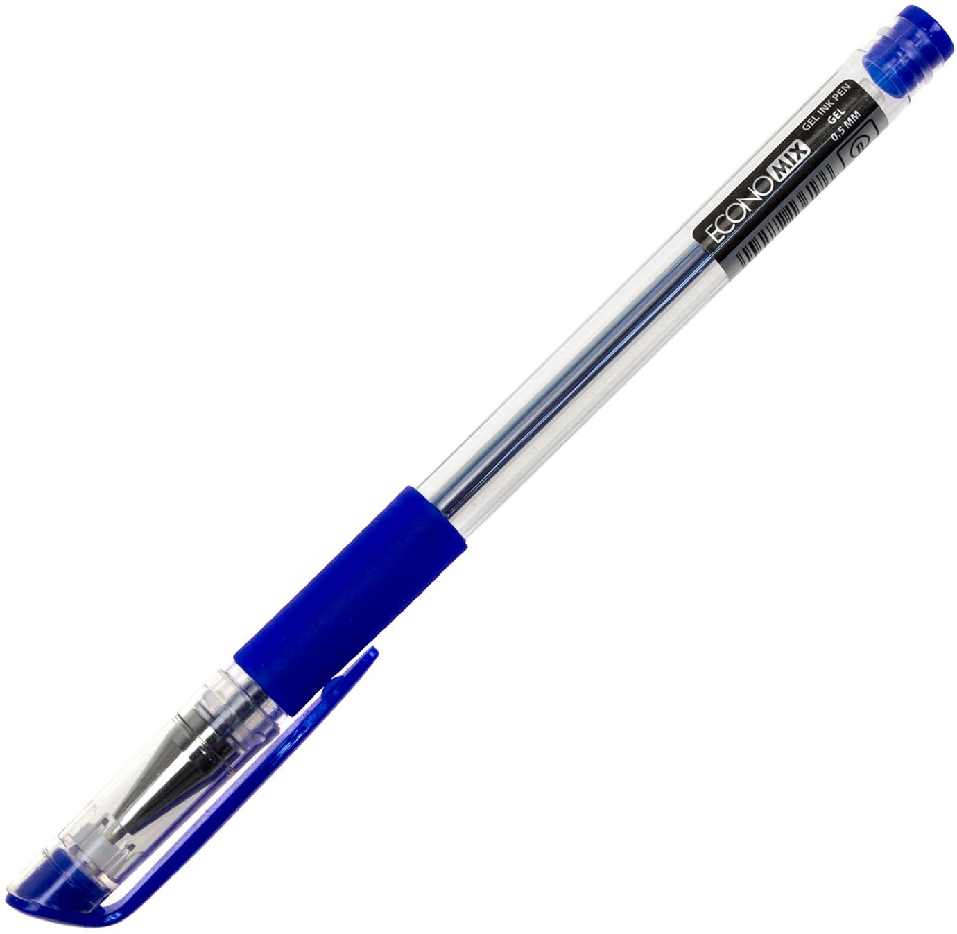 Ручка гелева Economix Gel 0,5 мм синя (12) (144) E11901-02