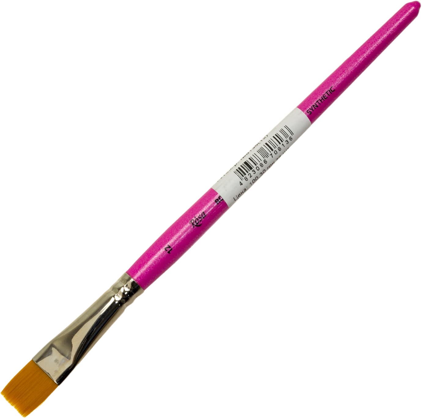 Кисточка художественная Rosa Talent Hobby&Craft синтетика,плоская к.р.8136 (12) 12,