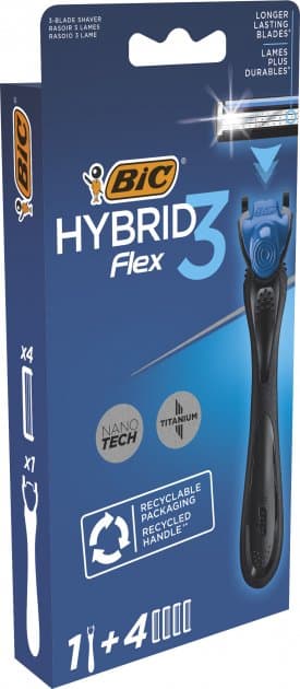 Станок Biс Flex3 Гибрид 4 картриджа на блистере №4939