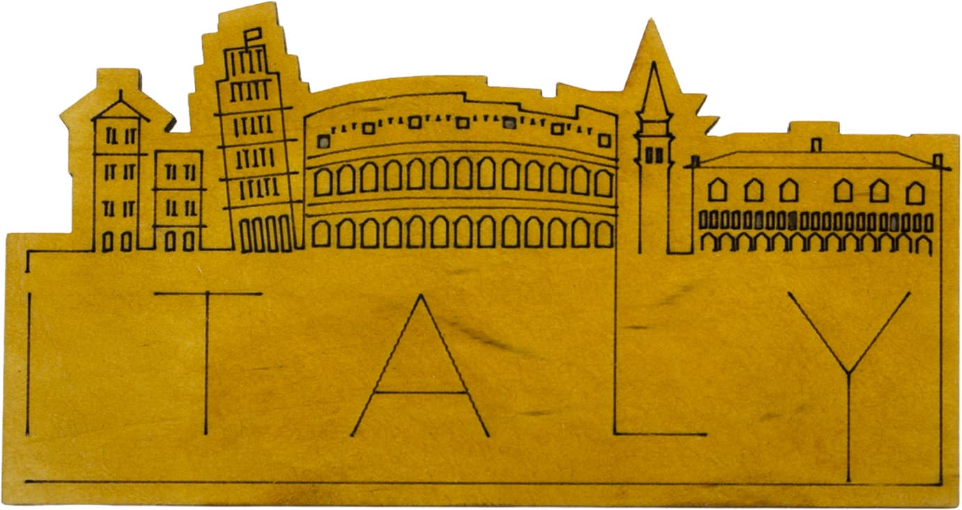 Магніт Italy 5х10см фанера асорті (5)  
