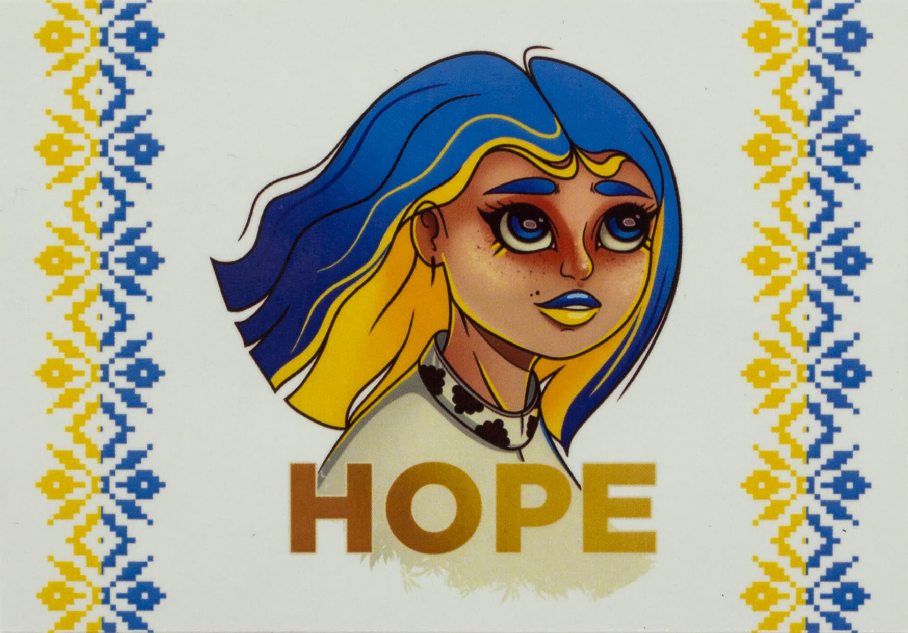 Магнит винил HOPE 10х7см