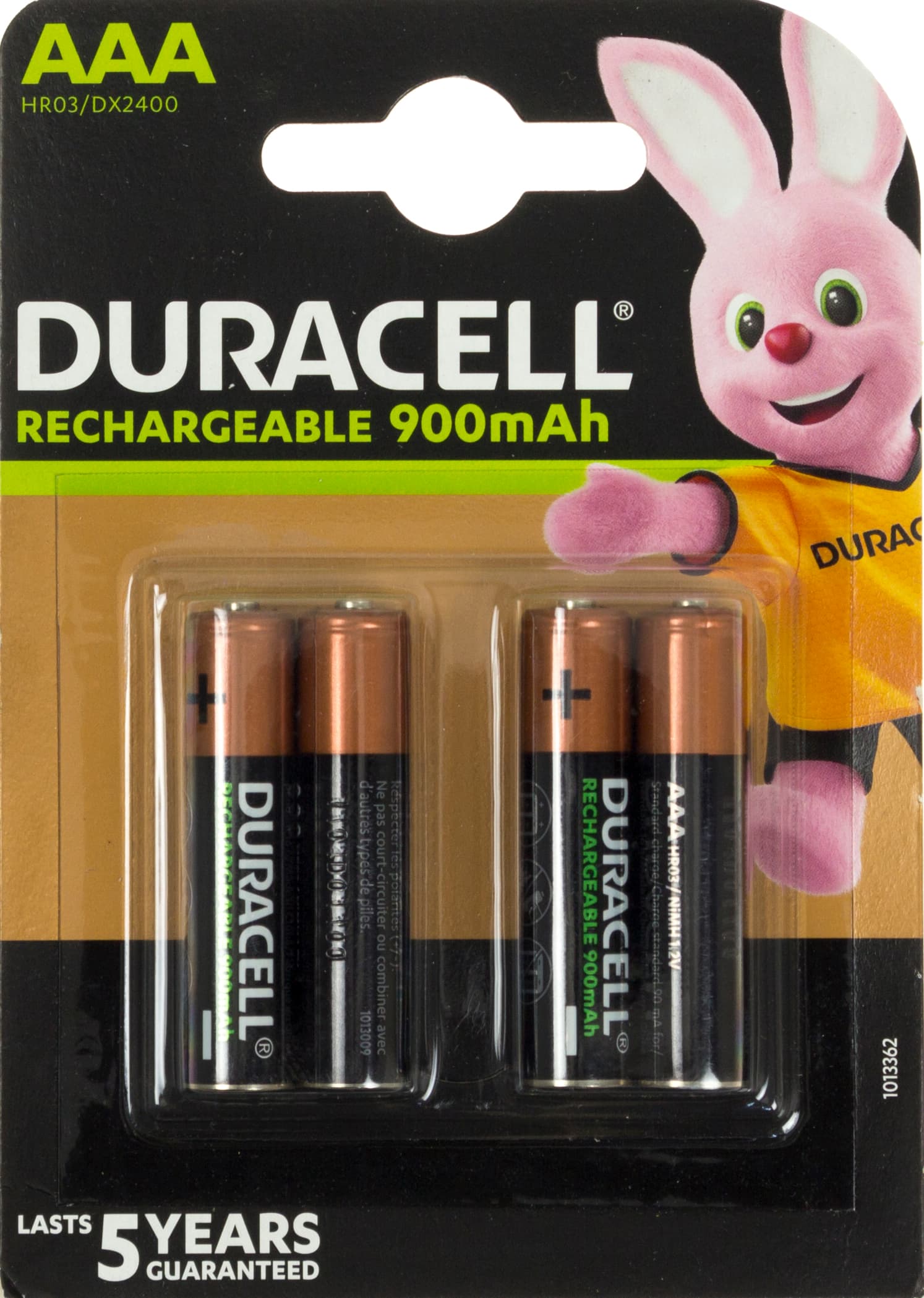 Аккумуляторы Duracell ready Ni-Mh (R-03,900mAh)/блистер 4шт (10)